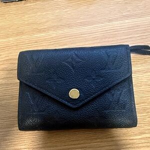 Louis Vuitton Black Monogram Envelope Wallet